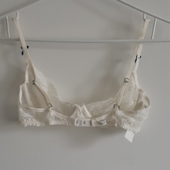 Gilly Hicks See Through Lace Balconet Push 'Em Up Bra 34B - Picture 5 of 7